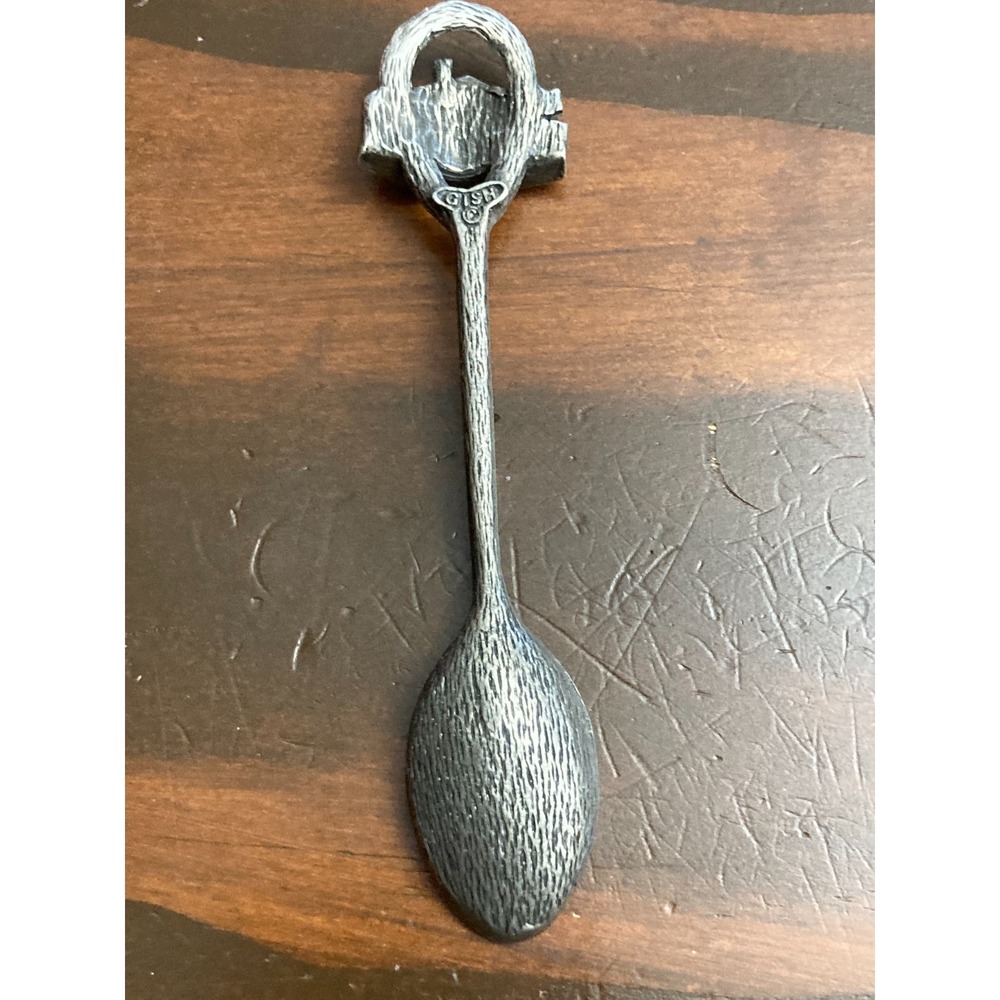 St. Augustine Florida Oldest House Collector Spoon Gish Pewter Colonial Home - Picture 6 of 7